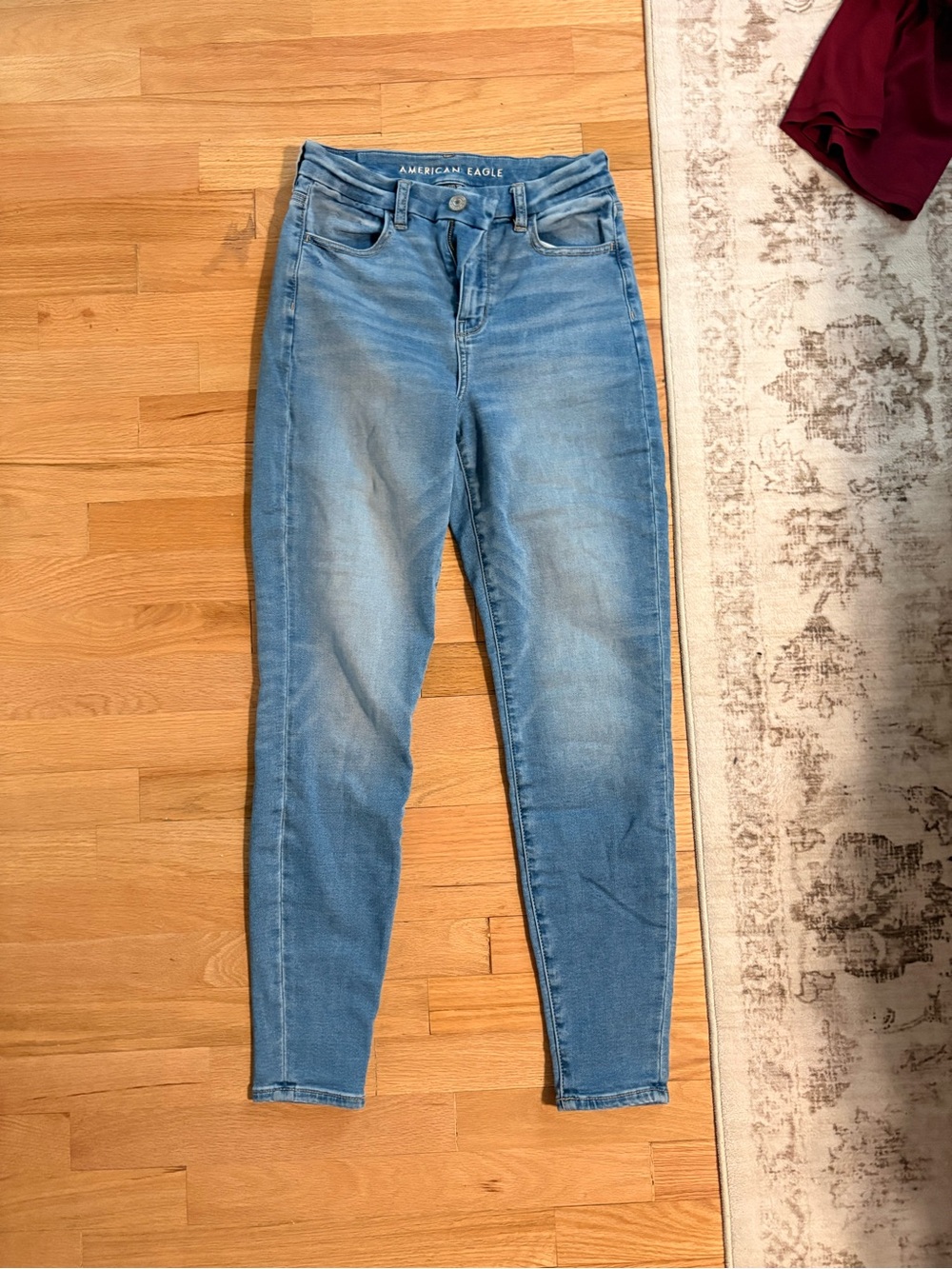 American Eagle Outfitters High-Rise curvy Light Blue Women's jegging